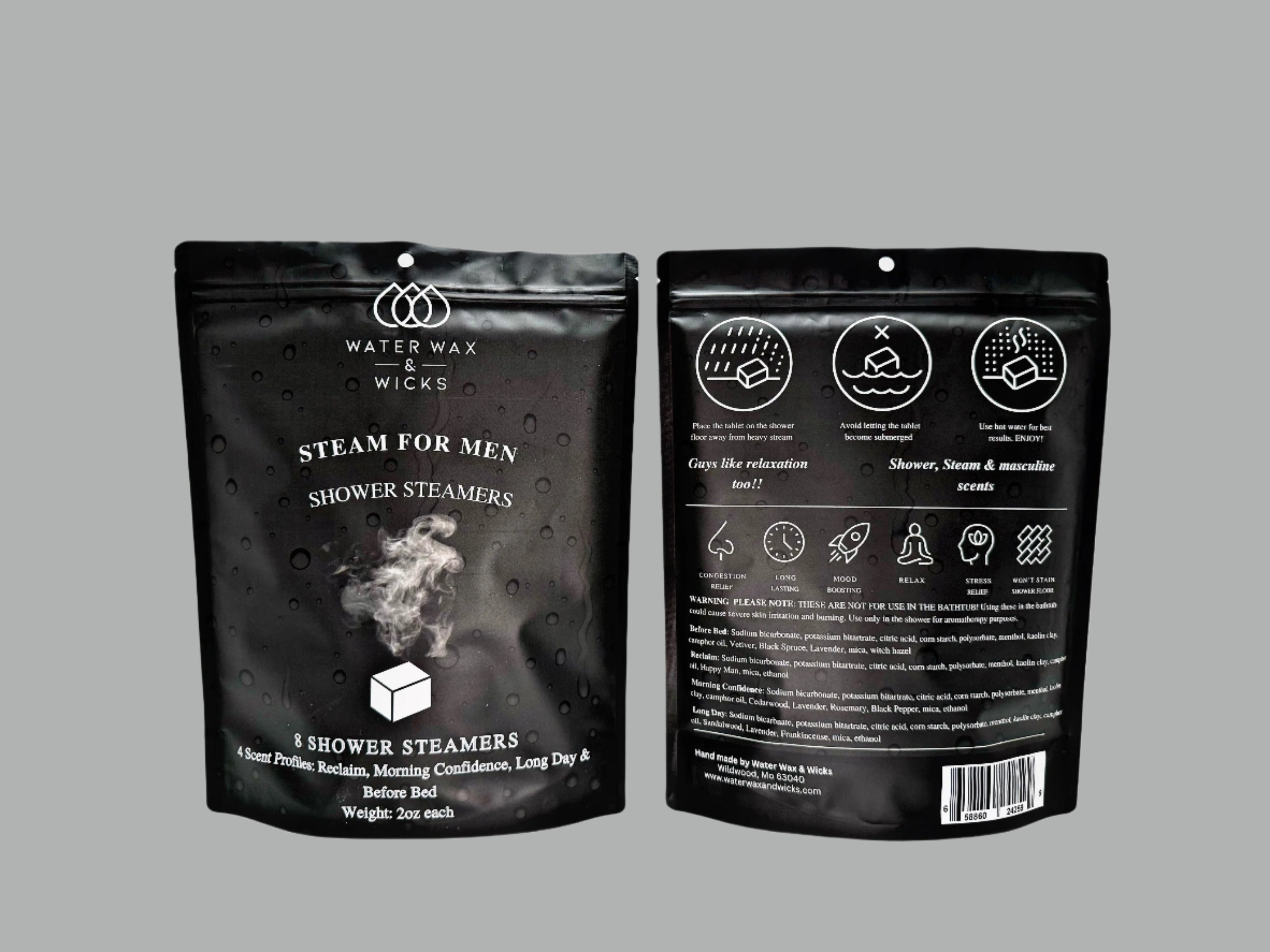 Steam for Men Shower Steamers